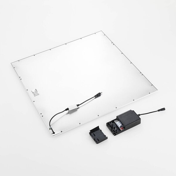 Arcchio LED betétes panel Vinas, 62 cm, fehér, alumínium, CCT, dimmelhető, Fehér / opál, Dolgozószoba / Iroda, Műanyag