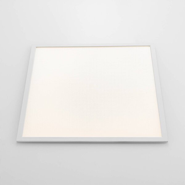 Arcchio LED betétes panel Vinas, 62 cm, fehér, alumínium, CCT, dimmelhető, Fehér / opál, Dolgozószoba / Iroda, Műanyag