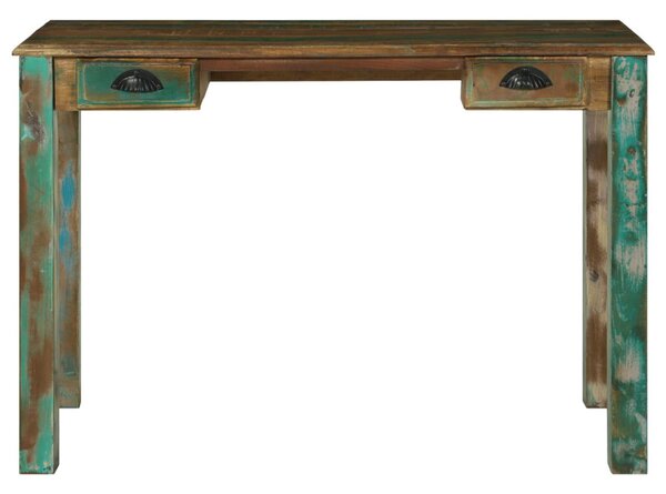 Íróasztal Barna 112 x 55 x 76 cm Szilárd Újrahasznosított Fa