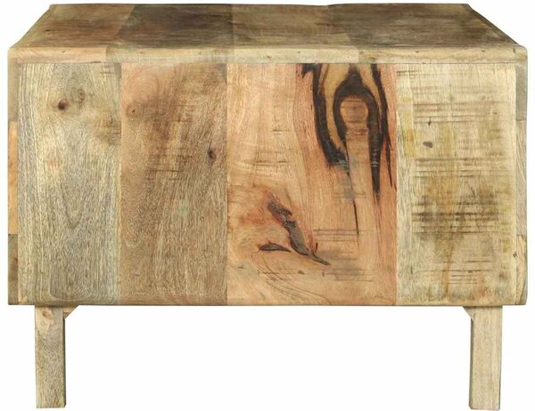 Dohányzóasztal Barna 90 x 50 x 35 cm Tömör Mangófát
