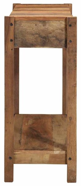 Konzolasztal Barna 107 x 33 x 76 cm Szilárd Újrahasznosított Fa