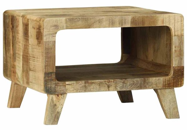 Dohányzóasztal Barna 50 x 50 x 35 cm Tömör Mangófát