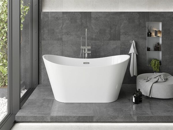 Luxury Montana szabadon álló fürdökád akril 150 x 75 cm, fehér - 52011507500 Térben álló kád