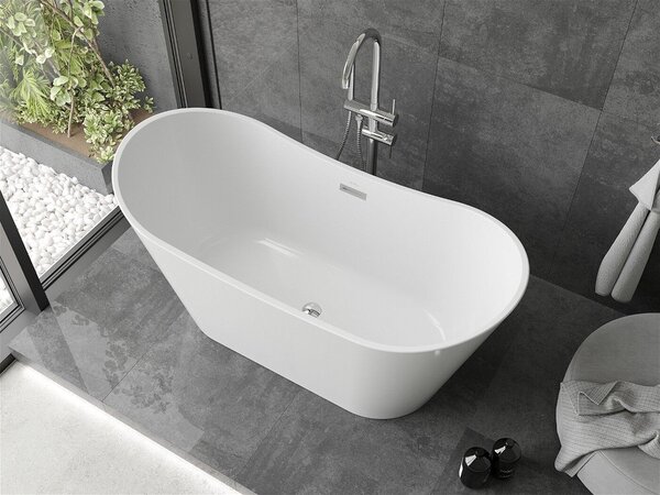 Luxury Montana szabadon álló fürdökád akril 150 x 75 cm, fehér - 52011507500 Térben álló kád
