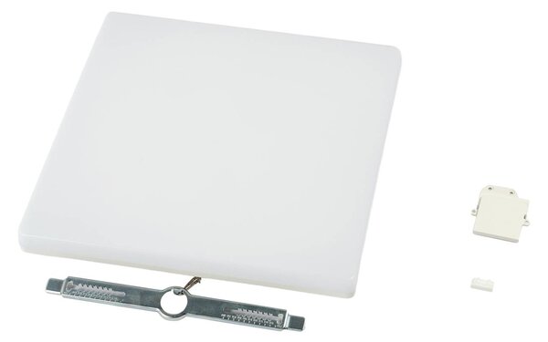 PRIOS Prios Artin LED mennyezeti lámpa, szögletes, 33 cm, Fehér / opál, Fürdőszoba, Műanyag, Modern