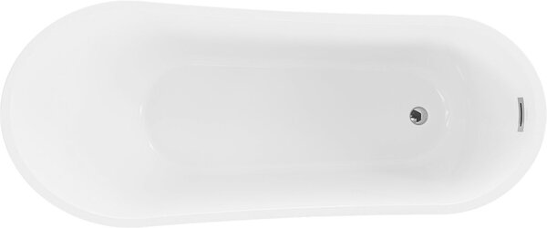 Luxury Alta szabadon álló fürdökád akril 170 x 75 cm, fehér, leeresztö króm - 52141707500 Térben álló kád