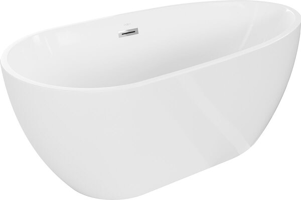 Luxury Eos szabadon álló fürdökád akril 170 x 80 cm, fehér - 52471708000 Térben álló kád