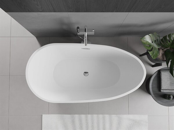 Luxury Eos szabadon álló fürdökád akril 170 x 80 cm, fehér - 52471708000 Térben álló kád