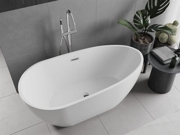 Luxury Eos szabadon álló fürdökád akril 170 x 80 cm, fehér - 52471708000 Térben álló kád