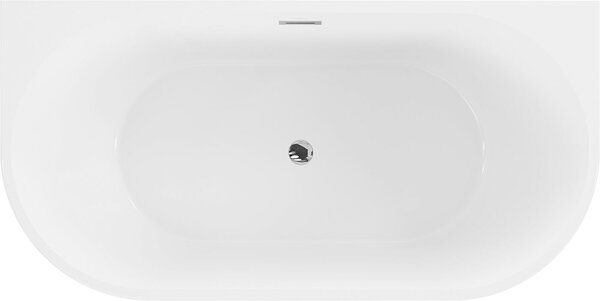 Luxury Oval szabadon álló fürdökád akril falhoz tolható 150 x 75 cm, fehér - 52671507500 Térben álló kád