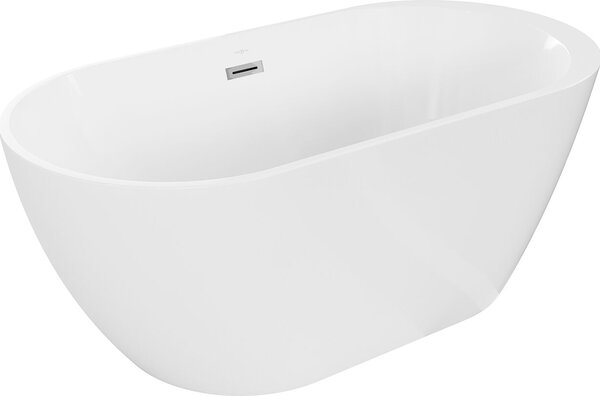 Luxury Livia szabadon álló fürdökád akril 150 x 75 cm, fehér - 52591507500 Térben álló kád
