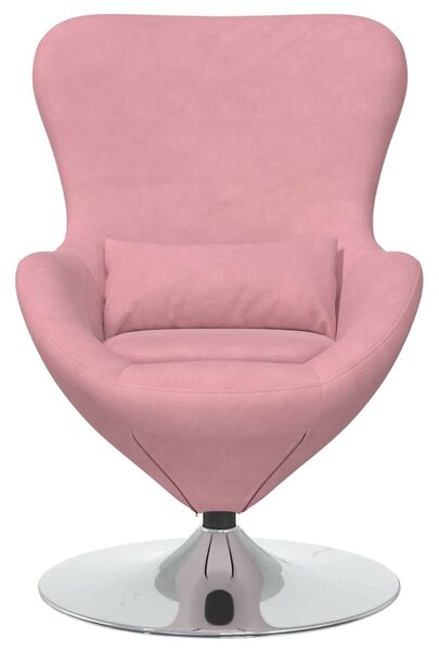 Tojásfotel Rózsaszín Bársony