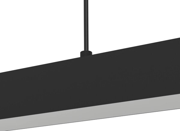 EGLO connect Simolaris-Z LED függő lámpa, 122 cm, dimmelhető, Fekete, Nappali / Étkező, fém, Modern