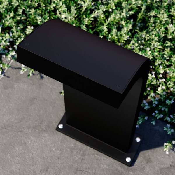 Arcchio Advik LED ösvény lámpa, IP65, 60 cm, antracit, fém, Fekete, Alumínium, Modern