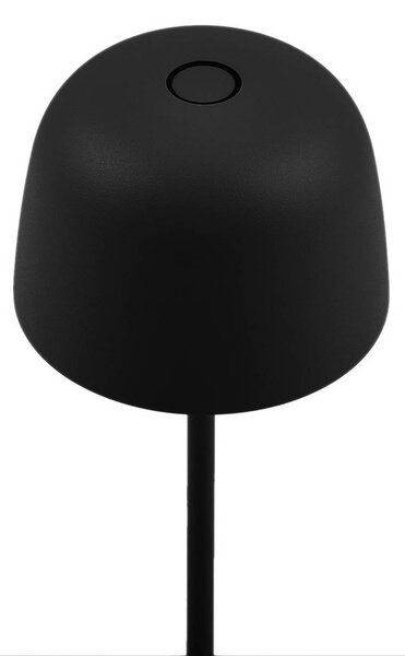 Lindby LED asztali világítás Arietty, fekete, dimmelhető, IP65, dimmelhető, Fekete, Nappali / Étkező, Alumínium, Modern