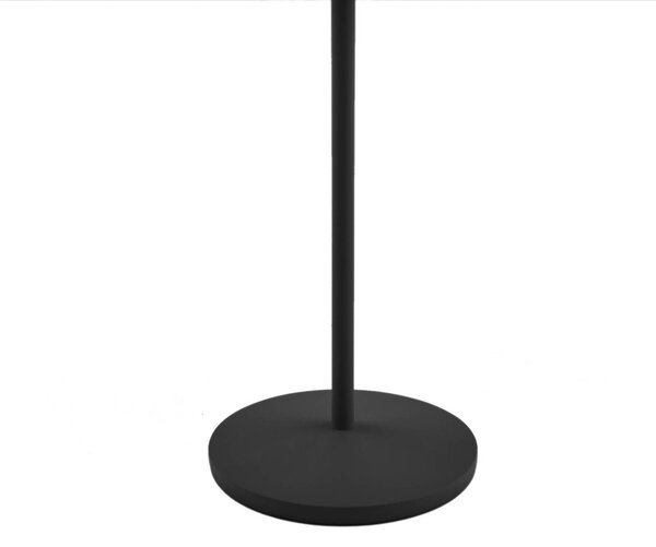 Lindby LED asztali világítás Arietty, fekete, dimmelhető, IP65, dimmelhető, Fekete, Nappali / Étkező, Alumínium, Modern