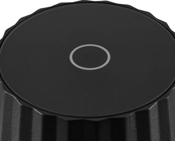 Lindby LED tölthető asztali világítás Esali, fekete, fém, IP65, dimmelhető, Fekete, Nappali / Étkező, Alumínium, Modern