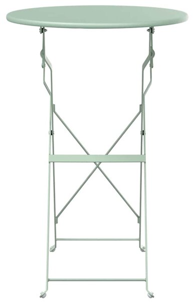 Bisztróasztal Világos menta Ø 50 x 71 cm Porfestett acél