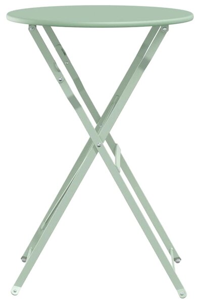 Bisztróasztal Világos menta Ø 50 x 71 cm Porfestett acél