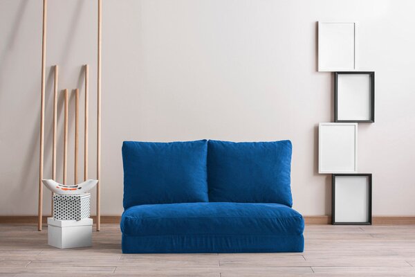 2 személyes kanapéágy Taida-Blue Kék