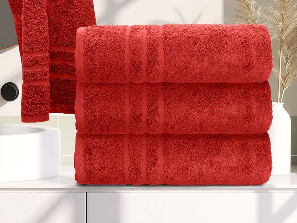 Comfort piros fürdőlepedő