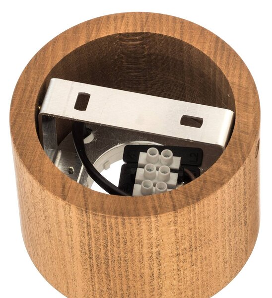 Envostar Ernest Downlight GX53 fa, kerek, dimmelhető, Világos fa, Nappali / Étkező, Fa