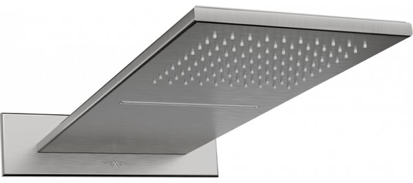 Mexen Waterfall rozsdamentes acél zuhanyfej Slim 50 x 22 cm, grafit, 79190-66