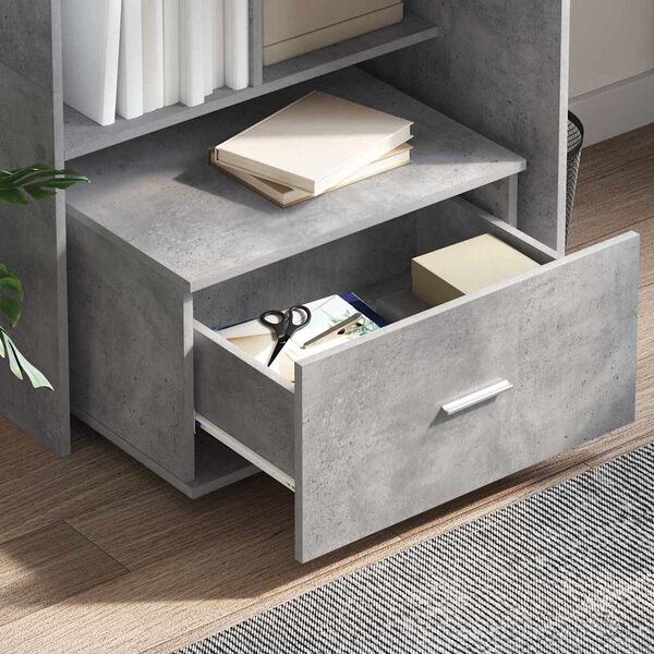 Fiókos szekrény 55 x 45 x 31 cm Beton Szürke