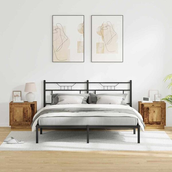 Éjjeliszekrény 2 db Öreg fa 44 x 34,5 x 45 cm Szerelt Fa