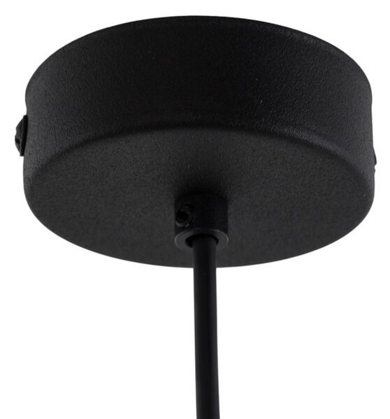 TK Lighting Cono lógó világítás, 1 izzó, Ø 27 cm, fekete, dimmelhető, Fekete, Nappali / Étkező, fém, Modern