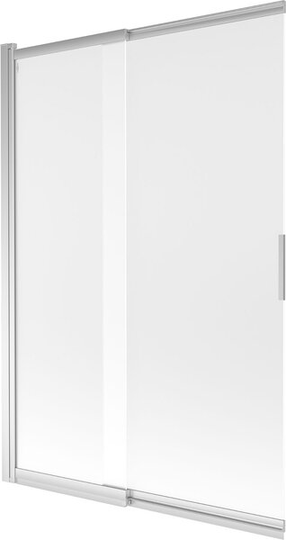 Mexen Fox Kádparaván 2 részes csúszó 120 x 150 cm, szron, króm - 891-120-002-01-30 Kádparaván