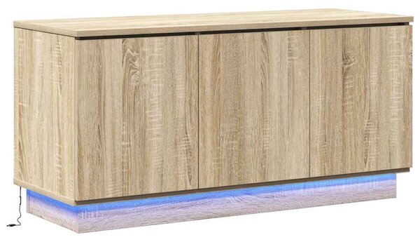 TV szekrény 100 x 38 x 49 cm Sonoma tölgy Szerelt Fa