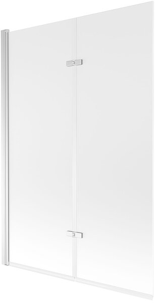 Mexen Castor Kádparaván 2 részes 120 x 150 cm, szron, króm - 892-120-002-01-30 Kádparaván