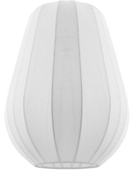 Lindby függőlámpa Helin, fehér, Ø 30 cm, anyagból készült, dimmelhető, Fehér / opál, Nappali / Étkező, Textil / szövet / selyem, Modern