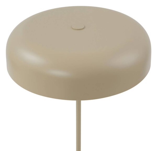 Lindby Edion asztali lámpa, bézs, fém, 45 cm, Barna / rozsda, Nappali / Étkező, fém, Modern
