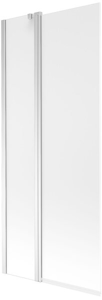 Mexen Flip Kádparaván 1 részes 80 x 150 cm, szron, króm - 894-080-101-01-30 Kádparaván