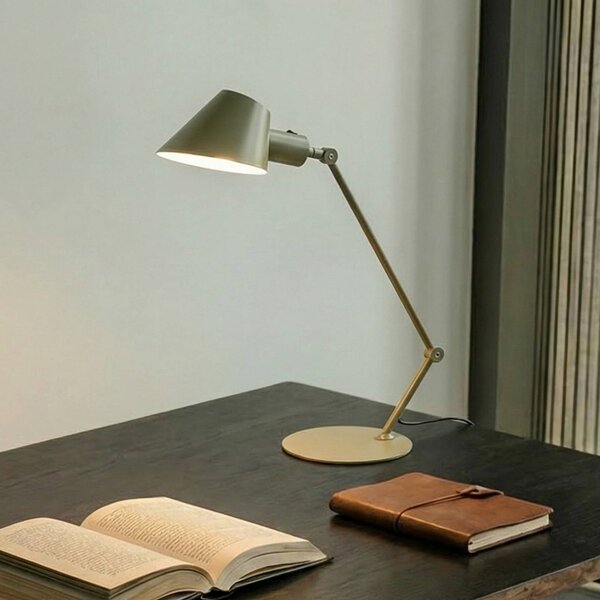 Lindby Corali asztali lámpa, világoszöld, fém, magasság 64cm, Zöld, Nappali / Étkező, fém, Modern