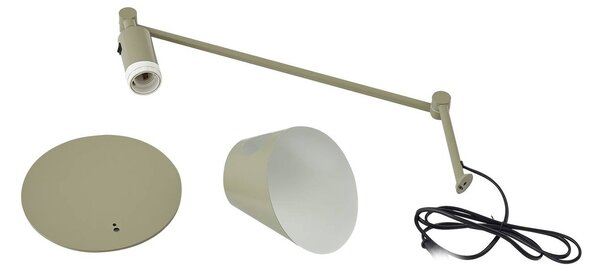 Lindby Corali asztali lámpa, világoszöld, fém, magasság 64cm, Zöld, Nappali / Étkező, fém, Modern