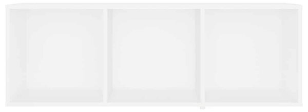 3 db fehér szerelt fa TV-szekrény 107 x 35 x 37 cm