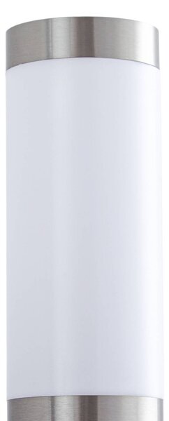 Lindby kültéri fali lámpa Kristof, mozgásérzékelő, 33 cm, E27, Alu / szürke / cink, Rozsdamentes acél, Modern