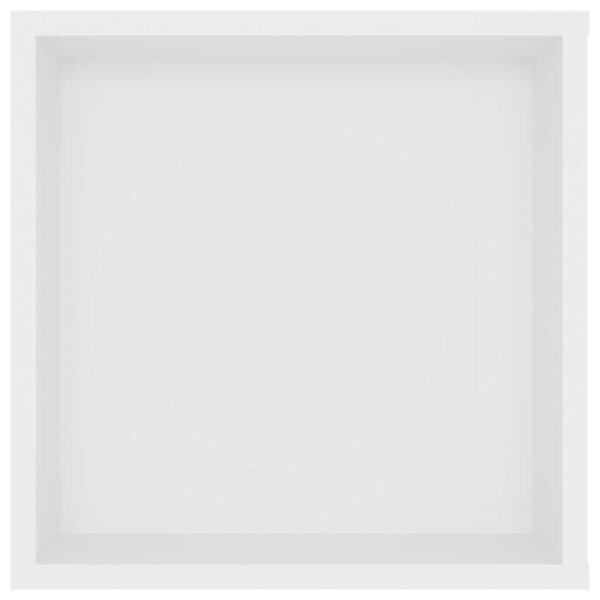 Fehér szerelt fa falra szerelhető TV-szekrény 102 x 35 x 35 cm