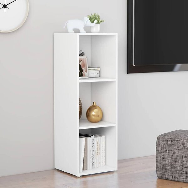 Fehér forgácslap TV-szekrény 107 x 35 x 37 cm