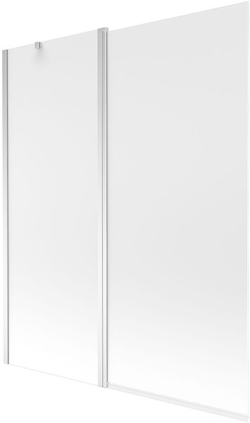 Mexen Flip Kádparaván 1 részes 140 x 150 cm, szron, króm - 894-140-101-01-30 Kádparaván