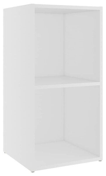 2 db fehér szerelt fa TV-szekrény 72 x 35 x 36,5 cm