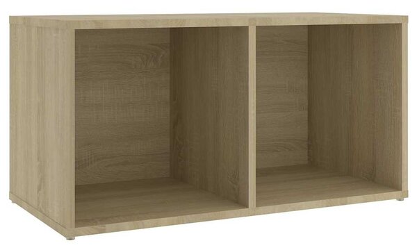 2 db sonoma tölgy színű szerelt fa TV-szekrény 72x35x36,5 cm