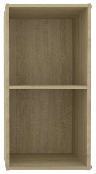 2 db sonoma tölgy színű szerelt fa TV-szekrény 72x35x36,5 cm