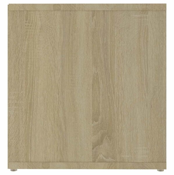 2 db sonoma tölgy színű szerelt fa TV-szekrény 72x35x36,5 cm