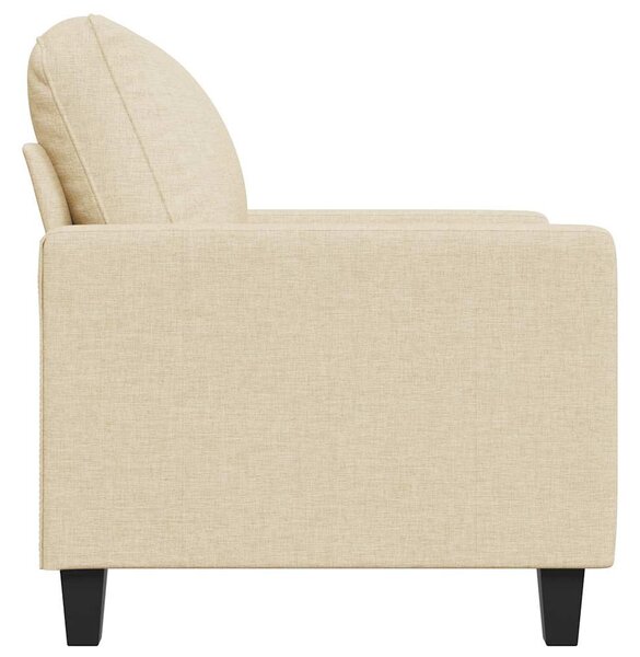 Krémszínű szövet kanapéfotel 60 cm