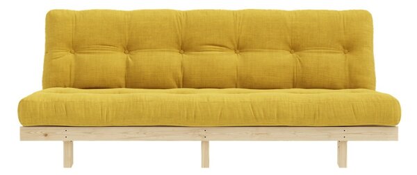 Sárga kordbársony kanapé 200 cm Lean – Karup Design