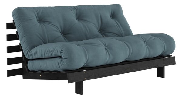 Petróleumkék kinyitható kanapé 160 cm Roots Black Night – Karup Design